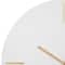 Brown MDF Contemporary Wall Clock, 24" x 24" x 2"